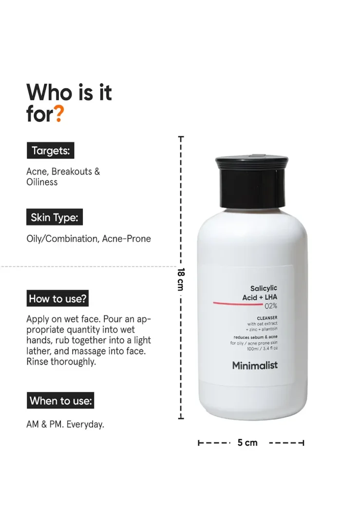 Minimalist 2% Salicylic Acid + LHA Cleanser - Image 4