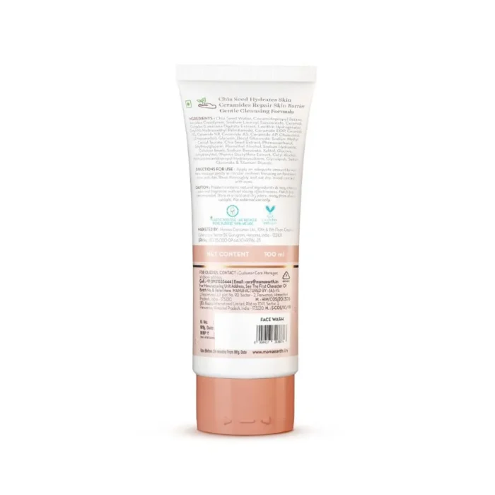 Mamaearth Chia Calming Face Cleanser with Chia Seed & Ceramides for Dry & Sensitive Skin - Image 2