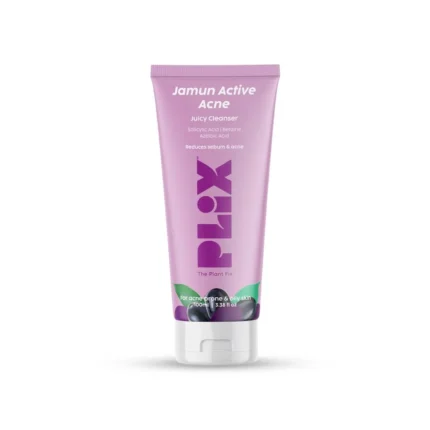 Plix Jamun Salicylic Acid Cleanser Gel for Active Acne & Oil Control