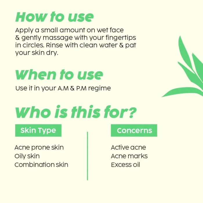 Plix Jamun Salicylic Acid Cleanser Gel for Active Acne & Oil Control - Image 3