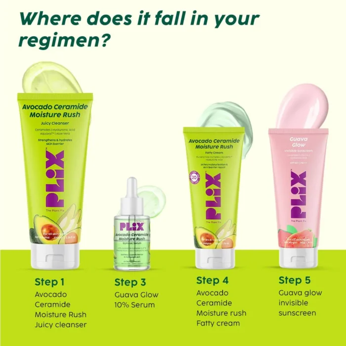 Plix Avocado Ceramide Moisture Rush Juicy Cleanser - Image 5