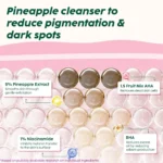 Plix Pineapple De-pigmentation Juicy Cleanser with Niacinamide - Image 2