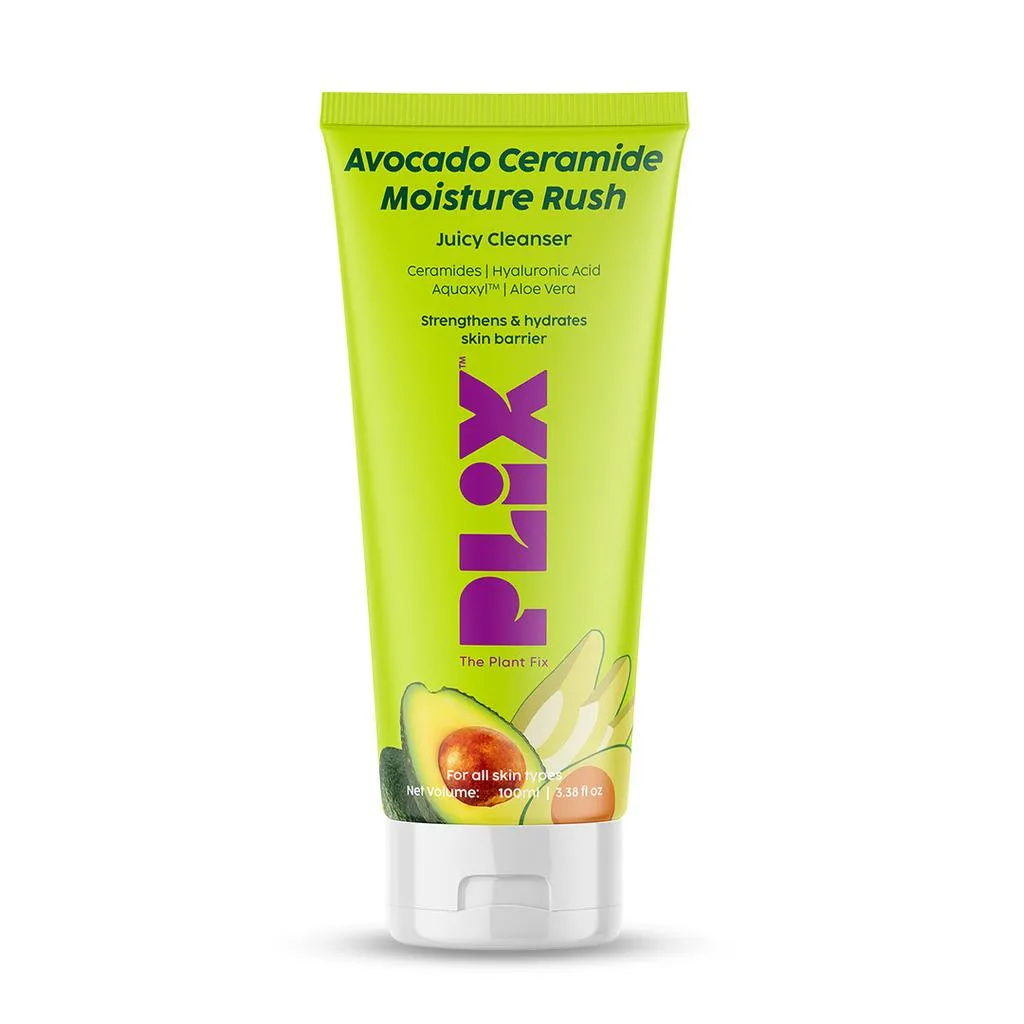 plix 100ml Plix Avocado Ceramide Moisture Rush Juicy Cleanser