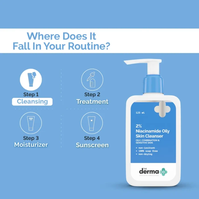 The Derma Co 2% Niacinamide Oily Skin Cleanser - Image 5