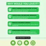 Jovees Derma Green Tea & 2% Salicylic Acid Acne Control Cleanser Face Wash - Image 3